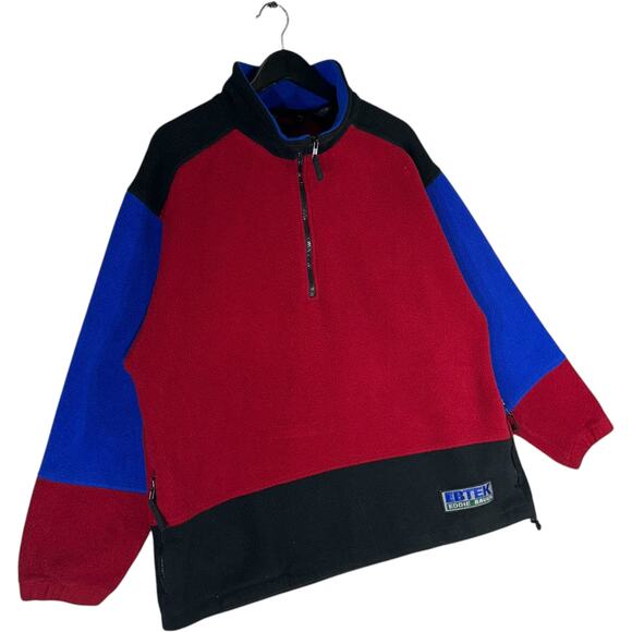 EBTEK 1/4 Zip Color Block Fleece - Picture 4 of 7